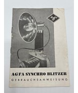 Agfa Synchro Blitzer Gebrauchsanweisung Flash Manual Germany  - £12.56 GBP