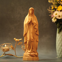 11.8 Inches Wooden Statue Of Saint Mary, Wooden Catholic Religious Gifts - £79.85 GBP