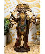 Panchamukhi Anjaneya Five Faced Hanuman Statue Monkey Hindu God Warrior ... - $894.17 MXN