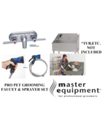 Pet GROOMER FAUCET&amp;Stainless Steel Sprayer Hose&amp;Valve Spray Nozzle Bath ... - $189.99