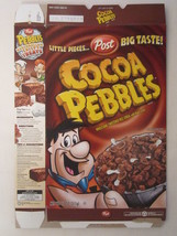 Empty POST Cereal Box 11 oz COCOA PEBBLES 2009 Little Pieces..Big Taste ... - £5.01 GBP