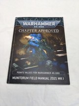 Warhammer 40K Chapter Approved Munitorum Field Manual 2021 MK I Book - £24.35 GBP