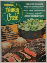 Family Circle Magazine July 1960 Celebrity Barbecue Recipes - £4.59 GBP