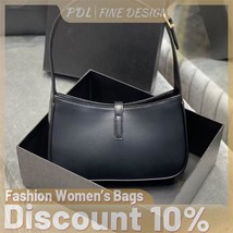 2023 Prem Women&#39;s Bag Leather Underarm Bag  Bag Designer  Clic Folding Bag Fashi - £278.93 GBP