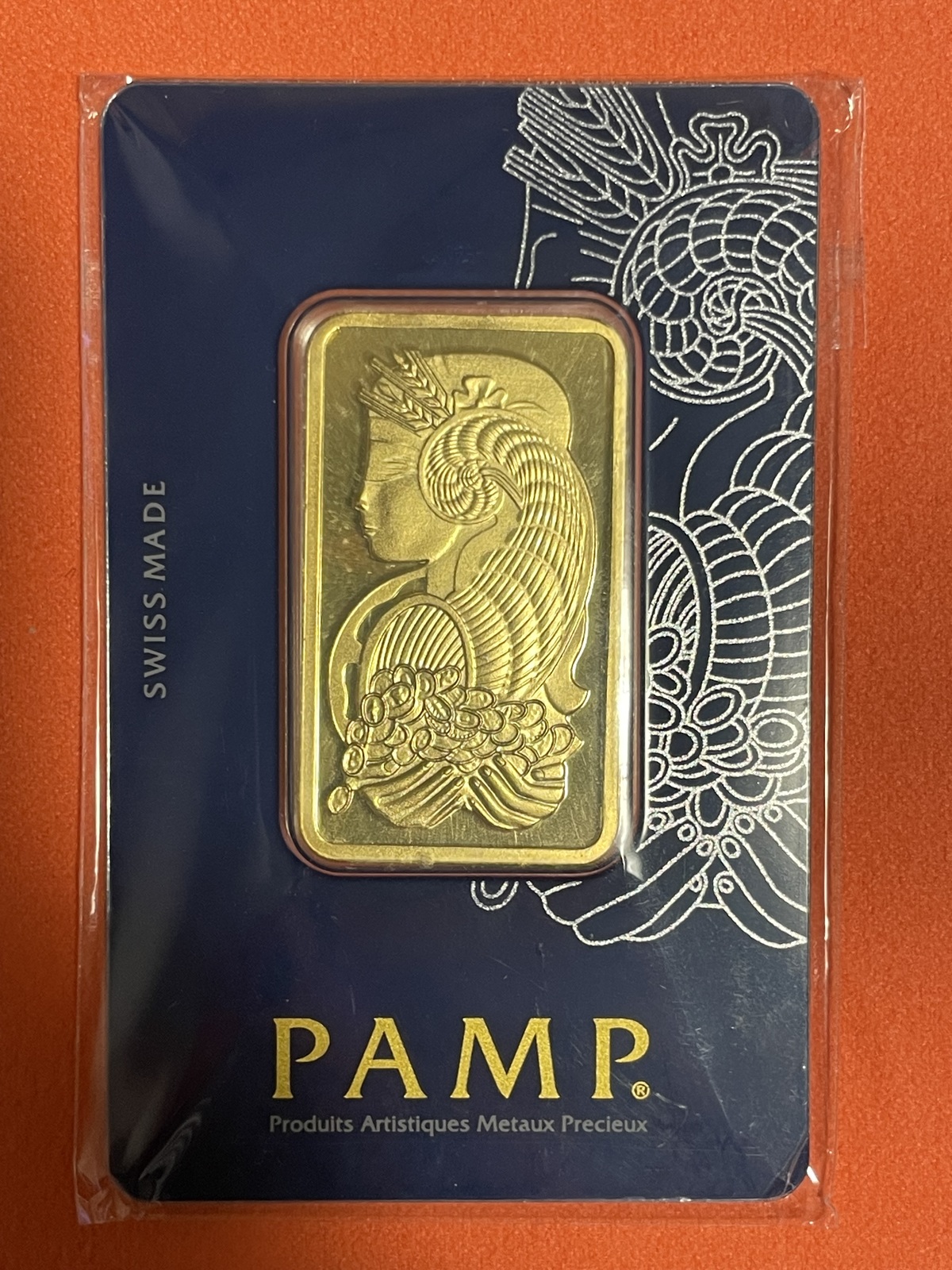 Primary image for Gold Bar 31.10 Grams PAMP Suisse 1 Ounce Fine Gold 999.9 In Sealed Assay