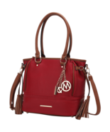 MKF Collection Moira Vegan Leather Women’s Tote Bag by Mia K b Scarlet Red - $31.11