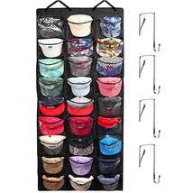 ProCase Hat Rack Hat Organizer for Baseball Caps, 27 Deep Pockets Hat Holder Ove - £26.77 GBP