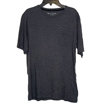 Travis Mathew Mens T-Shirt Size Small Gray Stripe 100% Pima Cotton SS Pullover - £17.90 GBP
