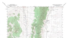 Garden Valley Quadrangle, Nevada 1949 Topo Map Vintage USGS 1:62,500 Top... - £17.69 GBP