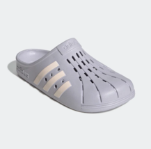 Adidas Adilette Clog Slides Women&#39;s Sandal Slipper FY8968 Grey Sz 6 Or 7 - £27.52 GBP