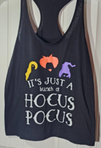 It&#39;s Just A Bunch Of Hocus Pocus Ladies Tank Top T Shirt Funny Halloween Costume - £10.27 GBP