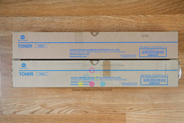 Lot of 2 Genuine Konica Minolta TN515 K Toner Cartridges BizHub 458/558 Same Day - $79.20