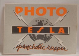 TESLA - VINTAGE ORIGINAL CONCERT TOUR CLOTH BACKSTAGE PASS - $10.00