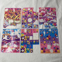 Lot of 6 Vintage 1990s Lisa Frank Sticker Sheets Partials Cats Sunglasses Bees - £40.47 GBP