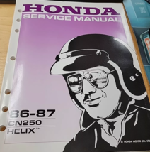 1986 1987 Honda CN250 HELIX Service Shop Repair Manual OEM 61KS401 - $34.99