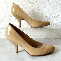 Vince Camuto Vickiy Beige Patent Leather Pumps Heels - Women&#39;s Size 6B - $400.96 MXN