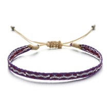 ZMZY Weave New Boho Handmade Braided Bracelets For Women Pattern Adjustable Rope - £10.50 GBP