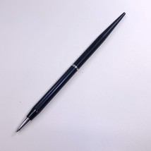 Quill Desk Pen Black Matte satin tapered design silver accent Made USA V... - €43,06 EUR