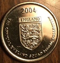 2004 THE OFFICIAL ENGLAND SQUAD MEDAL COLLECTION COIN - $1.71