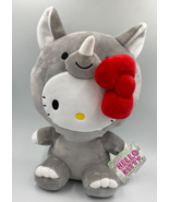 Xlarge Hello Kitty Plush Toy in Rhino Costume 13 inch Sanrio Cute Gift NWT - $28.41