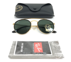 Ray-Ban Sunglasses RB3647-N 001 Double Bridge Arista Gold Black with G-15 Lenses - $118.79