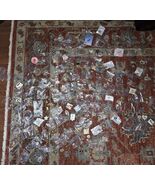 Huge Lot Of 164 Many Vintage Brooches &amp; Pins Angel Flower Leaf Rhineston... - $3,966.05 MXN