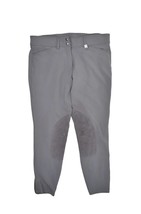 Romfh Breeches Womens 30 Grey Horse Riding Pants Cotton Stretch Equestrian - £36.08 GBP