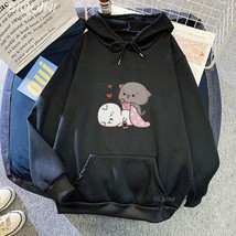 Peach Cat Goma Mochi  Printed Hoodie  Korean Style Sweatshirt 2022 Winter Fashio - £57.10 GBP