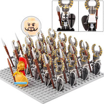 Medieval Castle Fantasy Era Teutonic Knight Minifigure Compatible Lego Set 21Pcs - £25.92 GBP