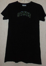 New! Womens College Couture &quot;Michigan State&quot; Black W/ Bling Nightshirt Size M - £19.73 GBP