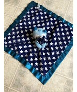 Old Navy Blue background white stars Monster Security blanket lovey - $43.00