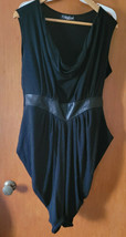 Teen Ladies Black Hypontized Dress Party New Years Club V Drop Bottom Ni... - $12.99