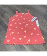 Cat &amp; Jack Coral Floral Size XL 14-16 Tank Top NWT - £2.74 GBP