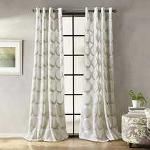 Peri Home Marni 63 Inch Grommet Sheer Window Curtain Panel in Linen - £15.81 GBP
