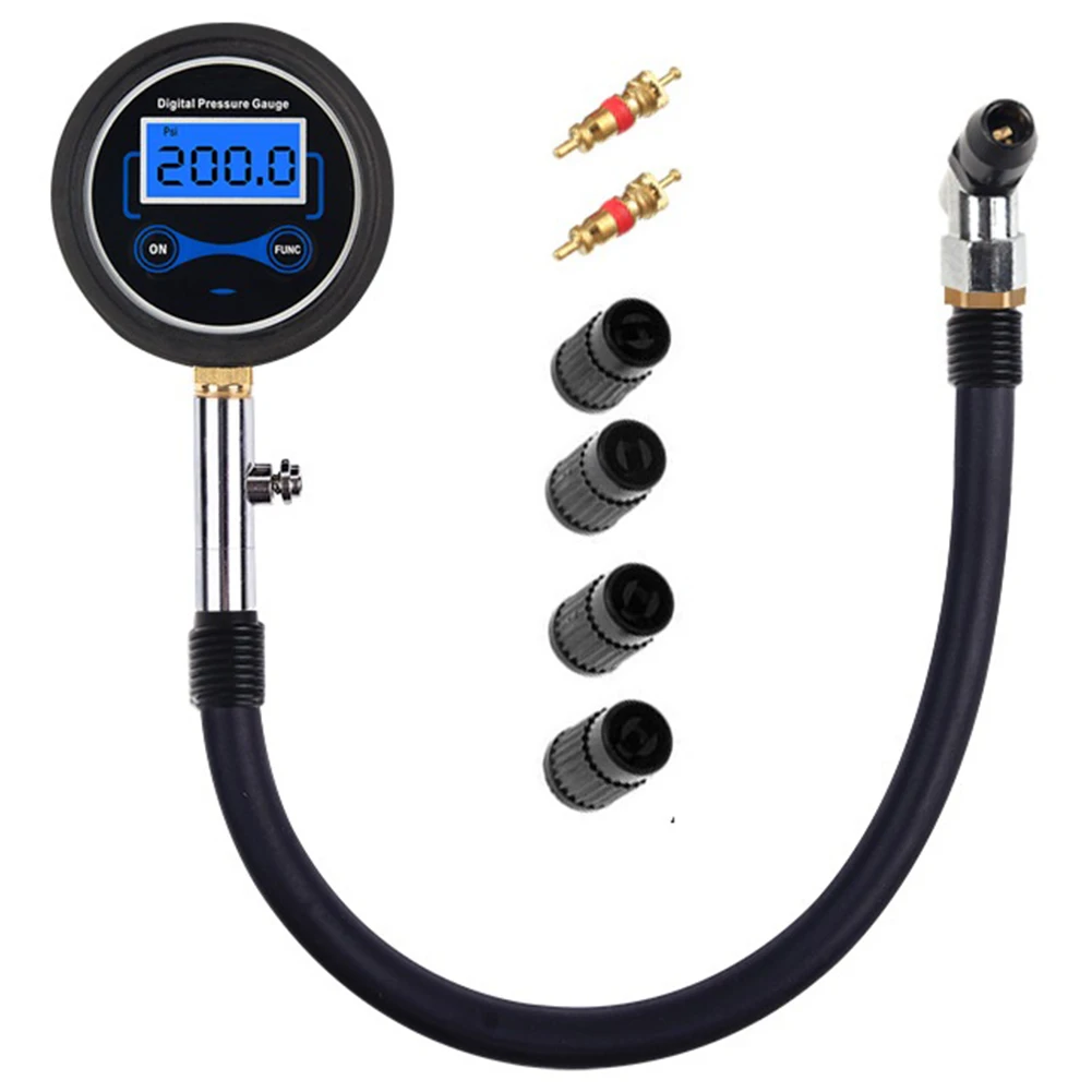 3-200PSI Auto Tire Pressure Gauge LCD Display High Precision Digital Tire Tester - $106.03