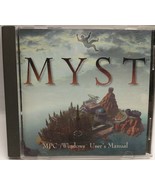MYST PC Game CD with case and manual - 1994 - £4.10 GBP