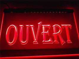 Ouvert Open Illuminated Led Neon Sign Home Decor, Lights Décor Art Craft - $25.99+