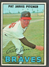 Atlanta Braves Pat Jarvis Rookie Card RC 1967 Topps Baseball Card #57 - £1.60 GBP