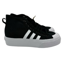 Adidas NIZZA PLATFORM SHOES FY2783 Core Black/Cloud White Womens Size 9 New - $39.60