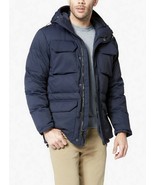 DOCKERS RDS Men&#39;s Responsible Down Parka Insulated Hooded Jacket Blue Si... - $1,473.35 MXN