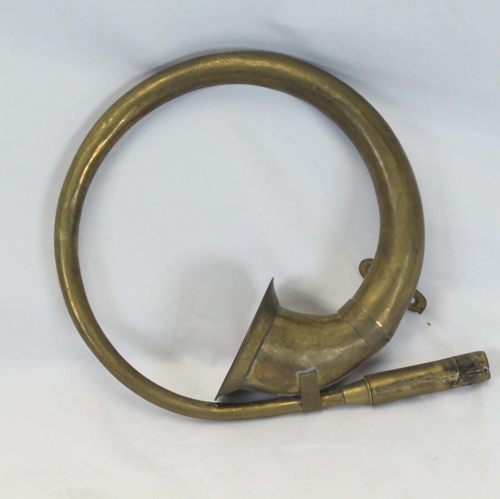 Brass Car Horn Vintage 8&quot; Diameter 3&quot; Bell - $18.61