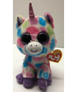 Ty WISHFUL 6&quot; Beanie Boo Unicorn Plush Figure - $282.25 MXN