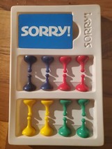 VTG 1972 Sorry Game 45 Cards Pieces 16 Plastic Pawn Tray Holder Replacem... - £14.59 GBP