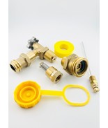 33.5LB FORKLIFT PROPANE TANK VALVE REPLACEMENT KIT SERVICE BLEEDER FILL ... - $80.87 CAD
