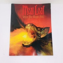 Meat Loaf Seize The Night 2007 Tour Book Concert Program Rare Signed Aut... - $148.45