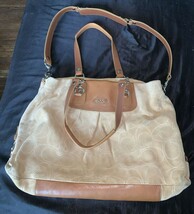 Vintage Coach Convertible Two-way Suede  Handbag - $79.20