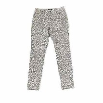 Nine West Gramercy Skinny Ankle Jeans Size 4 Average Leopard Print Missy 28X28 - £11.66 GBP