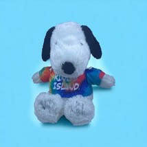 Cedar Point Rainbow Tie Dye Snoopy 17&quot; hoodie sweater  plush toy Peanuts stuffed - £5.49 GBP
