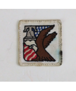 Vintage Patriotic Eagle With Liberty Bell &amp; Flag 2.25&quot; Patch - £3.04 GBP