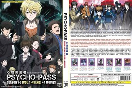 Anime Dvd~English DUBBED~Psycho-Pass Season 1-3(1-41End+4 Movie)All Region+Gift - £24.61 GBP